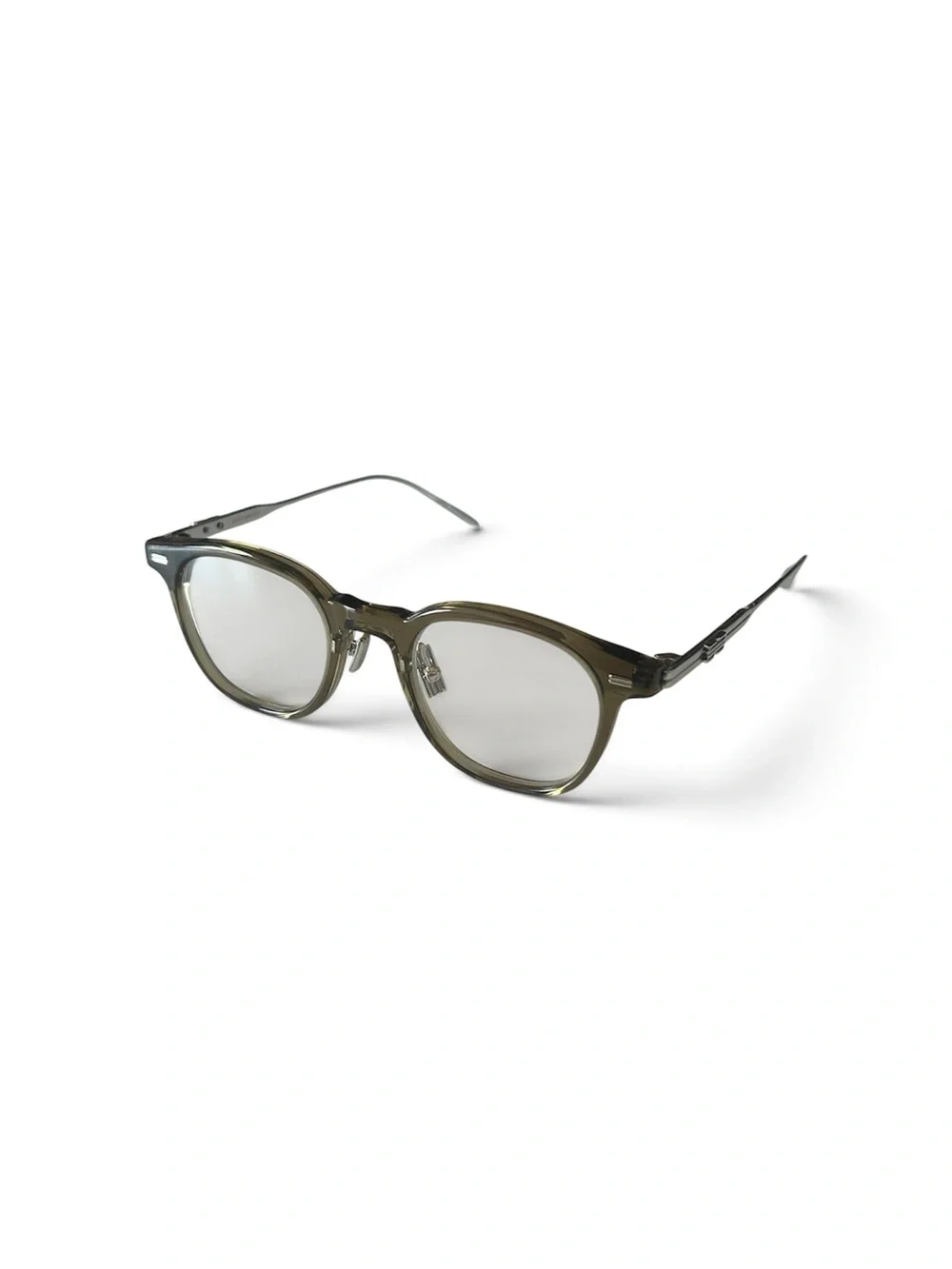 Gentle Monster Rob KC1 Glasses In Olive